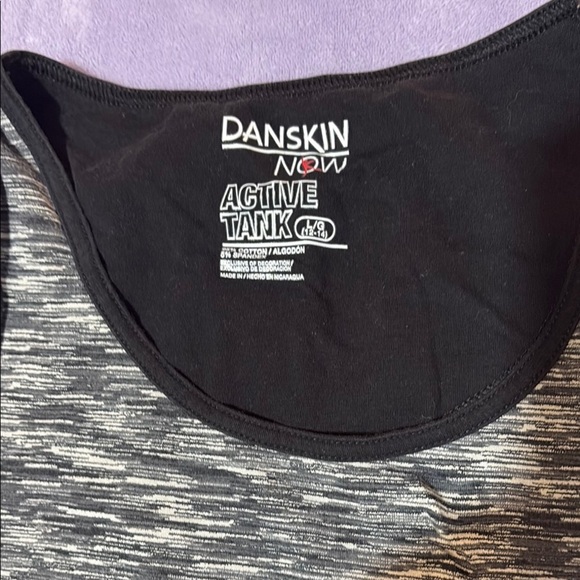 Danskin Gray Fitted Sleeveless Tank Top - Picture 2 of 9